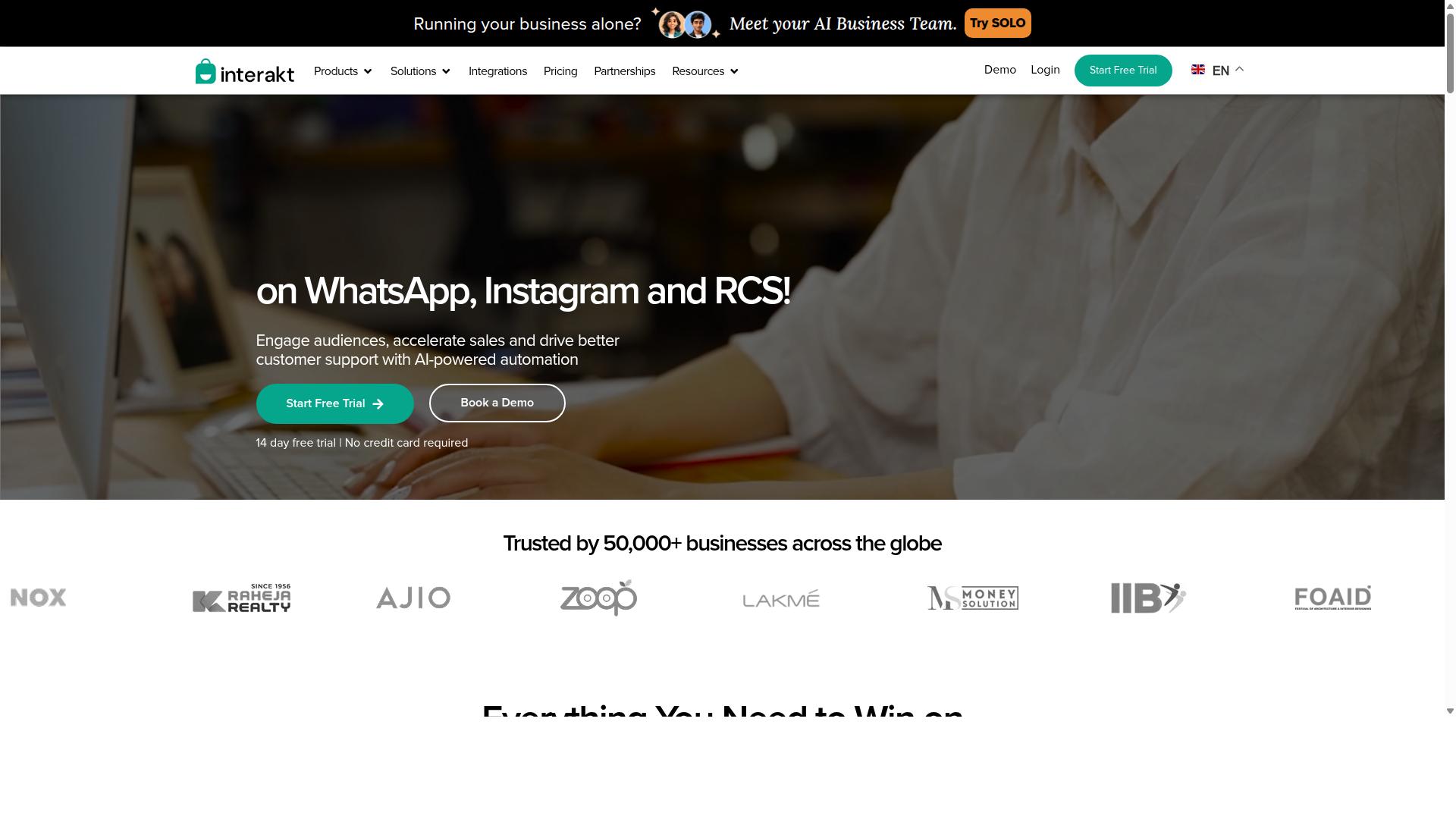 Interakt website